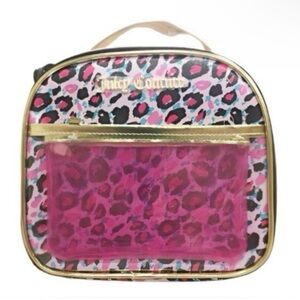 Juicy Couture NWT Leopard Travel Case/Organizer.